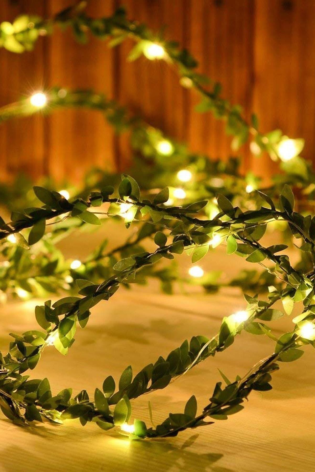 RDT Shop Dekoratif Yapay Yapraklı Peri Led 3 Metre Sarmaşık Ledli